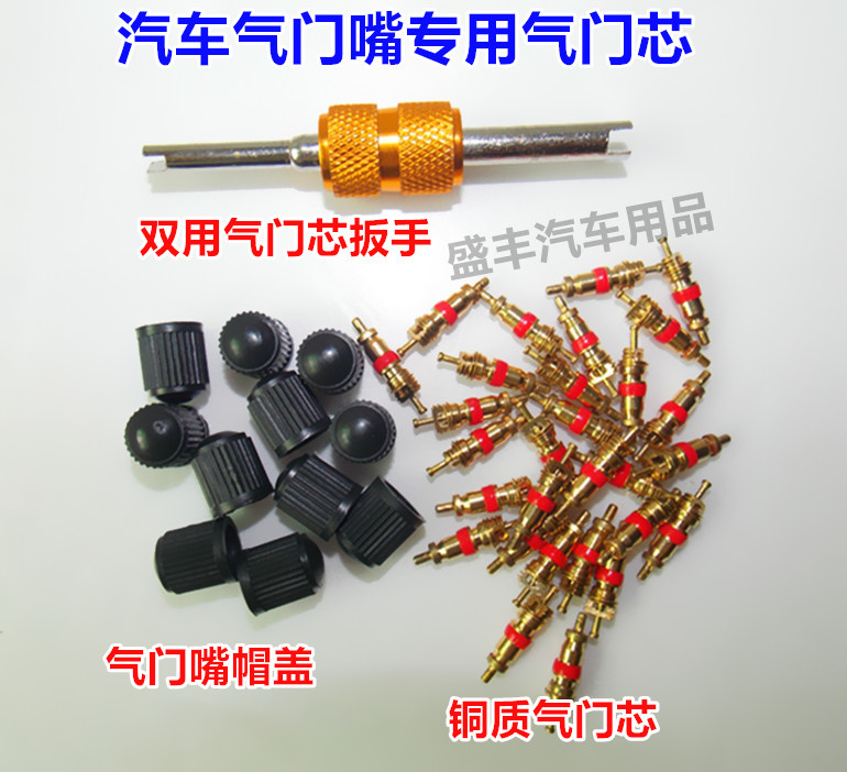 Tyre valve core wrench car valve valve mouth pure copper valve needle valve core valve cap vacuum mouth