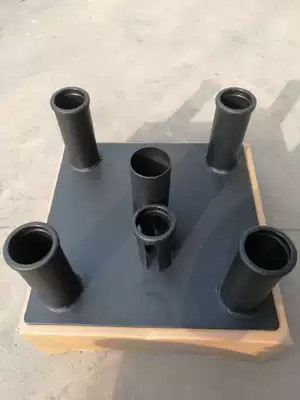 Large hole barbell Rod insert plate barbell holder bar base