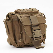 Tactical outdoor saddle bag messenger bag Outdoor camouflage sports shoulder messenger bag Waist bag sundries bag