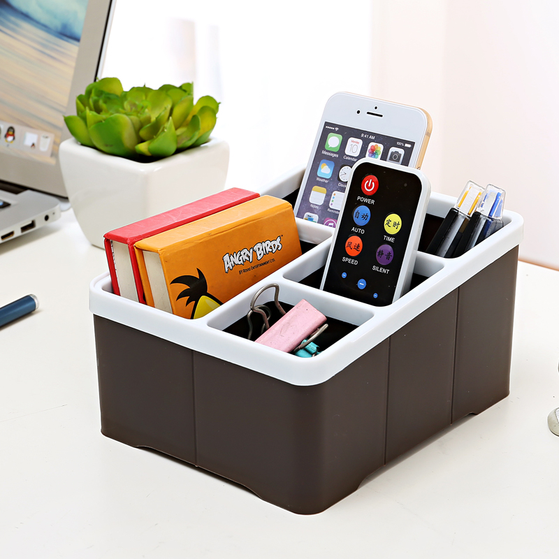 Remote control mobile pen pen handling basket office debris bed head small piece of desktop collection box box