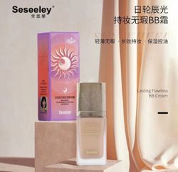 뜨거운 판매 Xuesili Rilun Chenguang Flawless BB 크림은 피부색을 밝게하고 수정합니다. 보이지 않는 모공 보습 컨실러