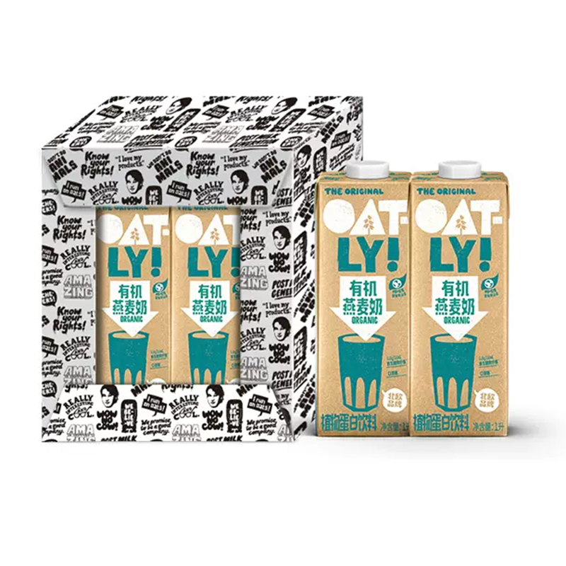 OATLY噢麦力有机燕麦奶早餐奶1L*6