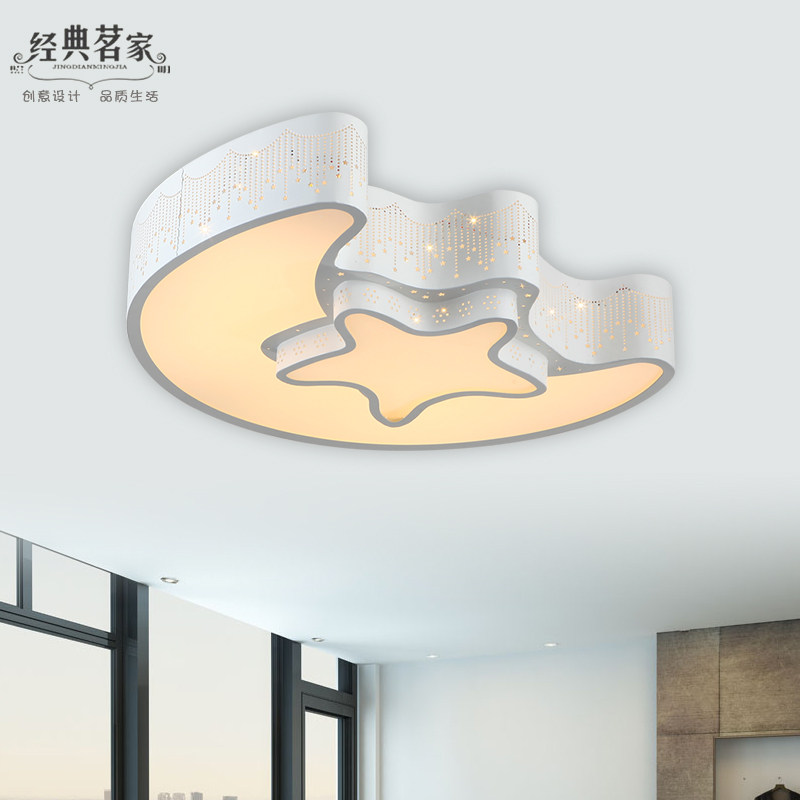 Children's bedroom Light LED Ceiling Lights Creativity Cozy Bookhouse Cute Stars Aeroplane Men Girl Room Lamps X21