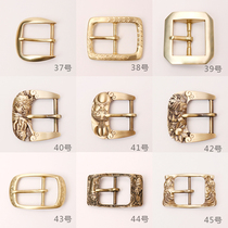 New Brass Plate Sculpture Men Pure Bronze Belt Closed Brass Belt Closed Brass Belt Tip Smooth Tip Manufactured