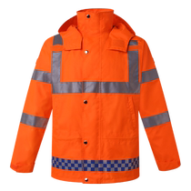 cnss reflective raincoat suit mens traffic split motorcycle anti-heavy rain thickened fluorescent yellow riding waterproof jacket