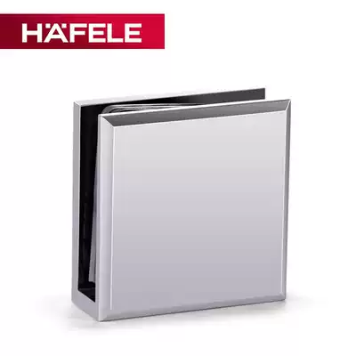 Haifule pure copper bathroom clip frameless door glass clip Shower room glass fixing clip 90 degree fixed glass clip