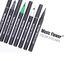 MusicFlower colored eyeshadow pen fluid waterproof without dizziness brightening dual use without making-up