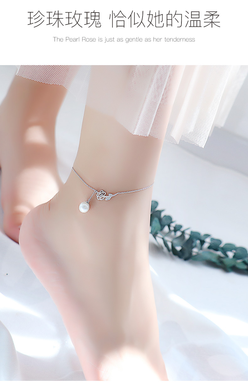 Chaine de cheville Femme en Argenterie - Ref 3104553 Image 15