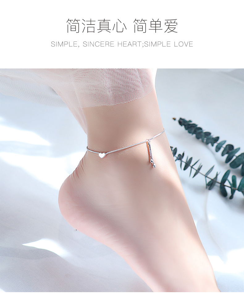 Chaine de cheville Femme en Argenterie - Ref 3103893 Image 9