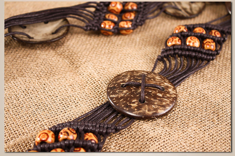 Geweven damesriem in boho stijl als decoratieve jurkriem_voghion.com