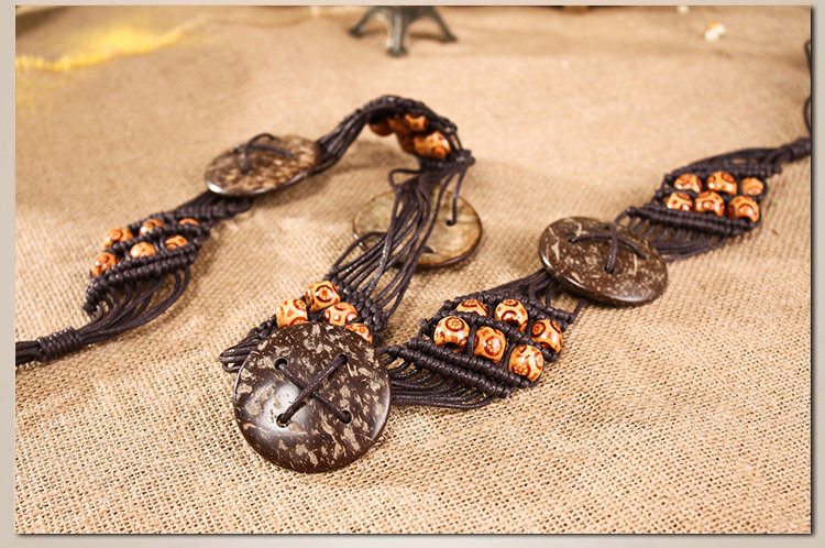 Geweven damesriem in boho stijl als decoratieve jurkriem_voghion.com