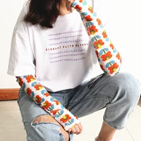 Прозрачная 1 пара рукавов в стиле Хёна