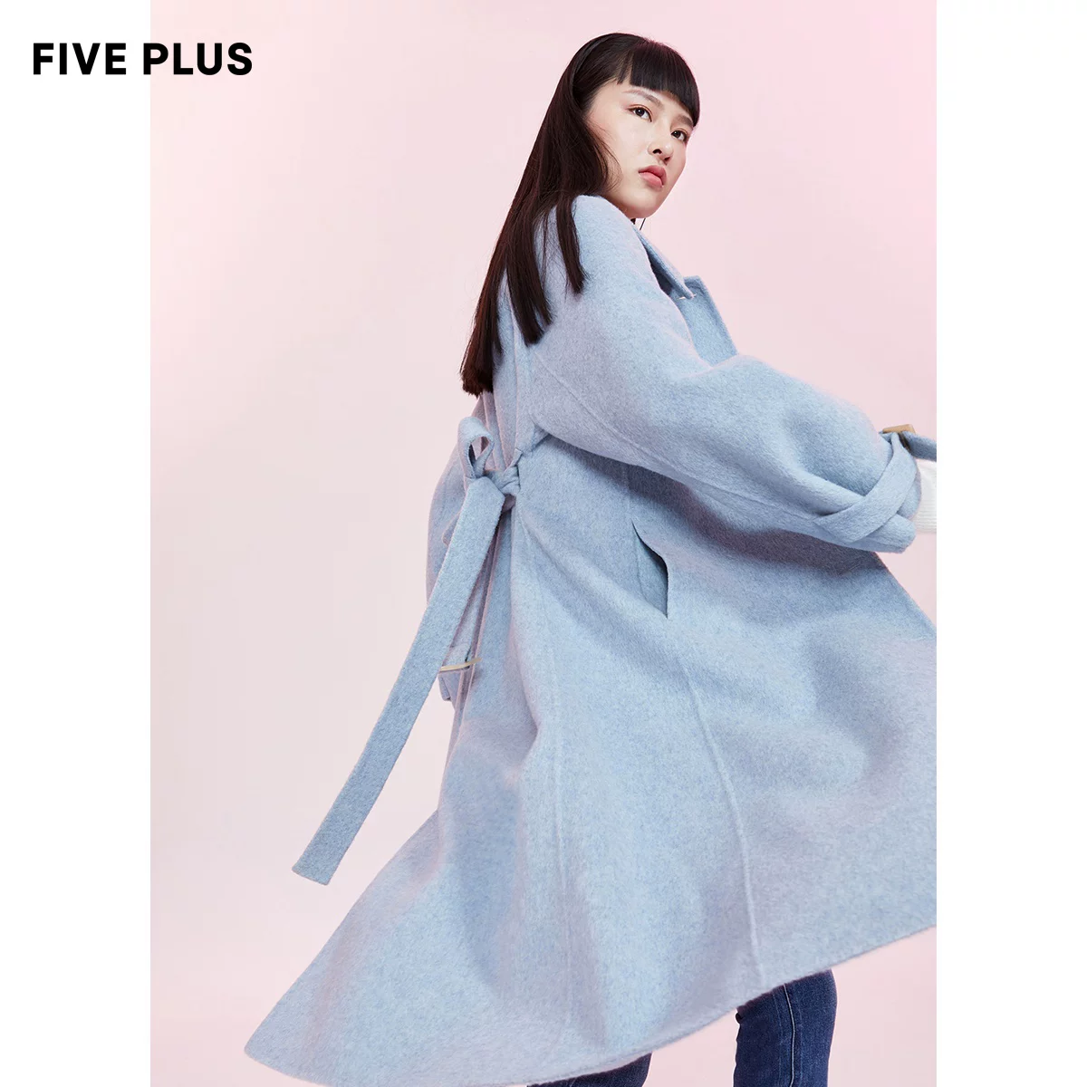 Down jacket, woolen double-sided woolen coat, long trench coat, 2020, oversize