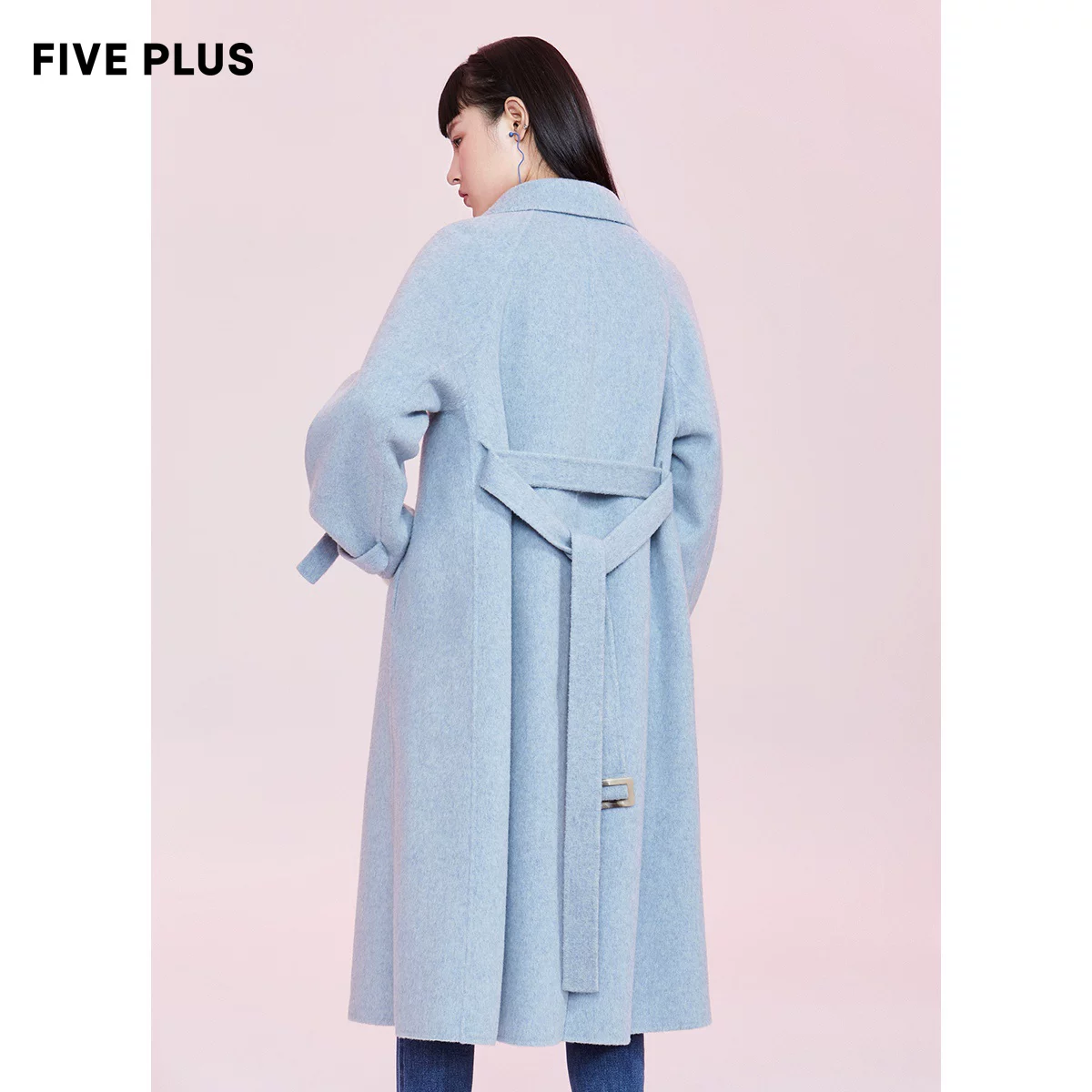 Down jacket, woolen double-sided woolen coat, long trench coat, 2020, oversize