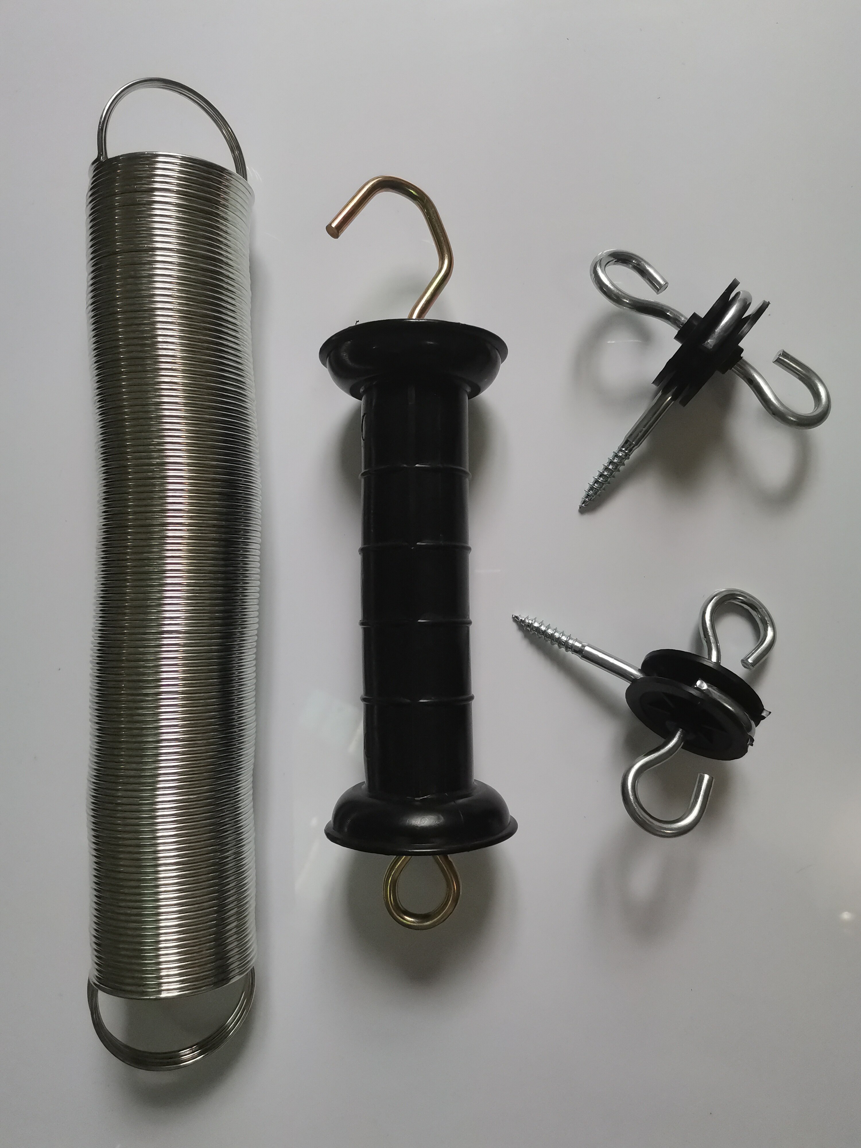 Livestock farm Plastic handle spring electric door Pulse electronic fence insulator Farm cattle and sheep Horse farm door accessories