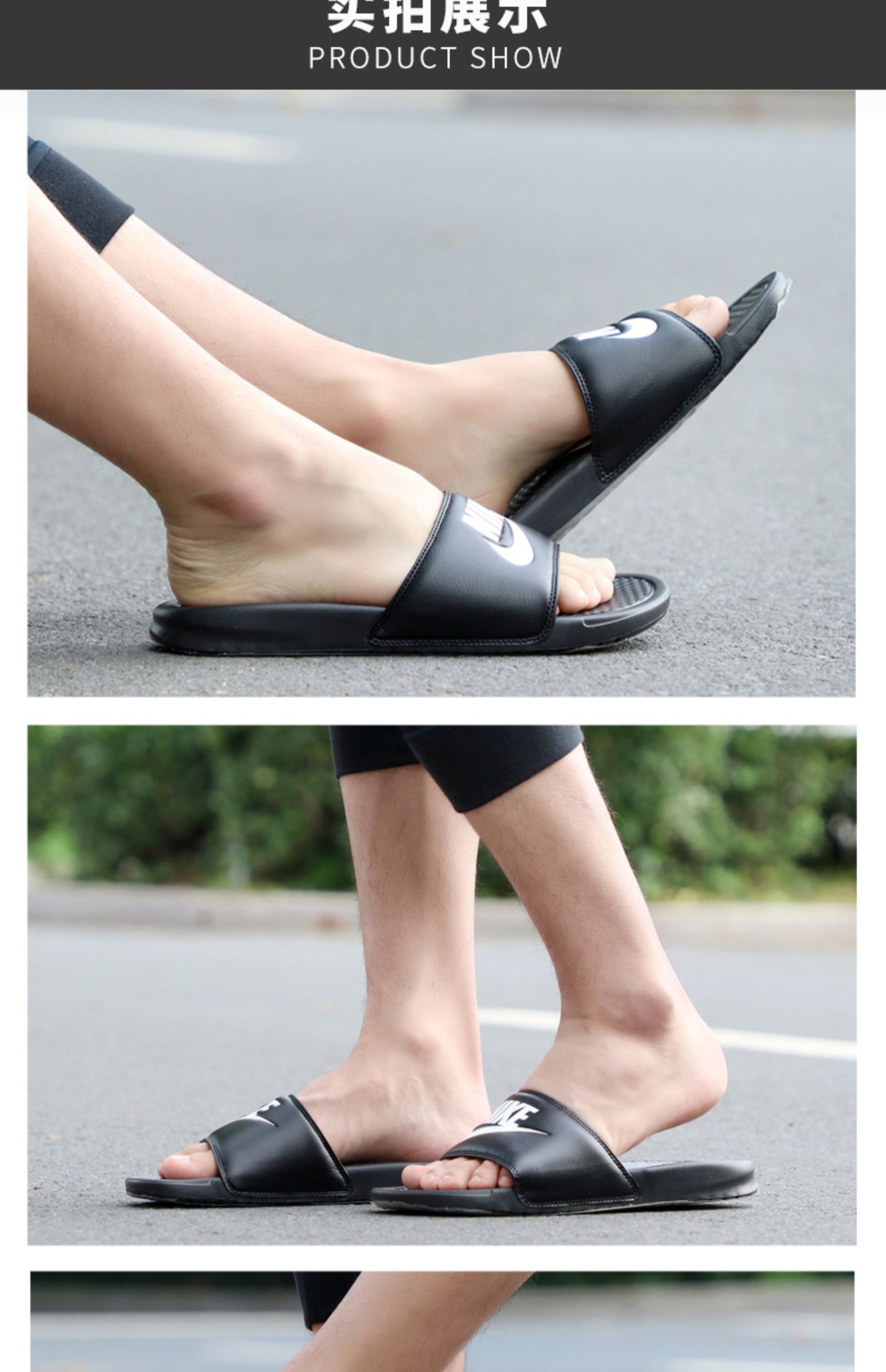 Giày nam NIKE 2019 hè mới sandal đi biển thể thao và xu hướng giải trí dép chống trượt và dép 343880-090 - Dép thể thao dép cặp