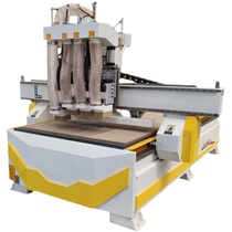 1325 Three-four-process plate style furniture open material closet cabinet door cut notching engraving machine manufacturer