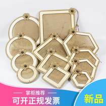 Kindergarten Air pendant ring creation decoration Mori round square wall wall decoration homemade hemp rope hemp ring decoration