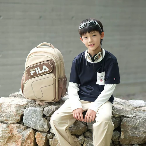 FILA KIDSFila детский рюкзак 2025, новинка, школьная сумка с крыльями бабочки, снижающая нагрузку, для учащихся начальной школы мужского и женского пола