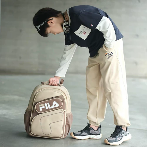 FILA KIDSFila детский рюкзак 2025, новинка, школьная сумка с крыльями бабочки, снижающая нагрузку, для учащихся начальной школы мужского и женского пола