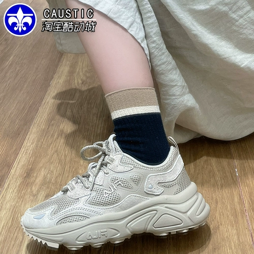 FILA Tena Mars Dad Shoes, женская обувь 2024, осень и зима, новая универсальная черная мужская обувь для спорта и отдыха для пар