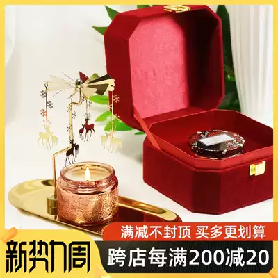 Voluspa Embossed Scented Candle Rotating Candlestick Tool Gift Box Set Wedding Souvenir Birthday Gift