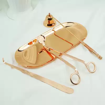 Aroma Candle Tool Set Three Piece Scissors Wick Cut Fire Hook Candle Cover Ignition Candle Tool