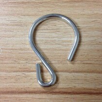 Metal clothes drying hook large S hook S-shaped hook metal hook clothes hook portable small object hook