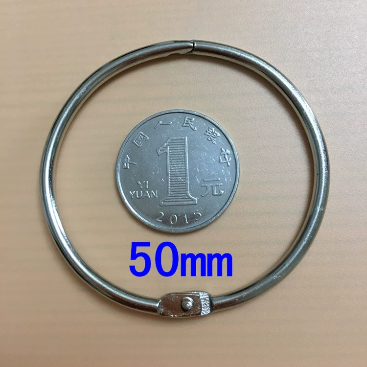Miễn phí vận chuyển vòng La Mã màn vòng chìa khóa vòng đa split ring khóa vòng notebook album live ràng buộc vòng hoop - Phụ kiện rèm cửa thanh treo rèm chữ u