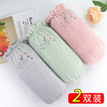 Sleeve women long work anti-dirty autumn winter fashion sleeve cute student down jacket sleeve sleeve 2021 New