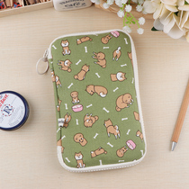 Upvision and small pattern pen bag stationery iPhone12 mobile phone bag biscuit bag photo bag student firewood