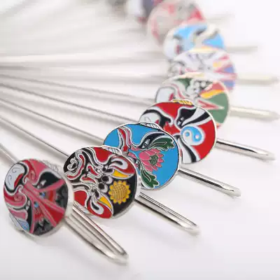 Looking for the gold, Chinese style, Peking Opera, Facebook, bookmarks, metal souvenirs, foreigners, small gifts, small gifts