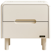 Quanyou Home 2024 new cream style bedroom smart storage bedside table bedside table 600628XJ