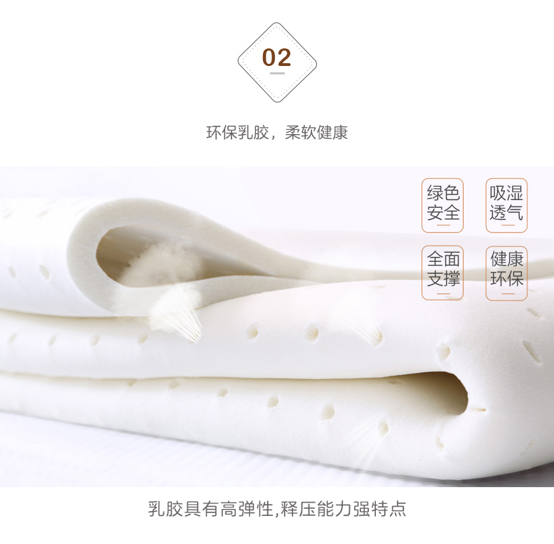 Bạn bè của toàn bộ nệm nhà mùa xuân Simmons Flex kép độc lập nệm túi lò xo tắt 105.153 - Nệm nệm cao su thiên nhiên kim cương