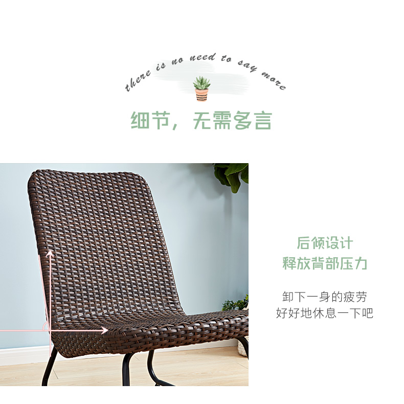 Tất cả bạn bè Trang chủ Sân ngoài trời / Nội thất ban công Bàn ghế đơn giản hiện đại Một bàn Hai Ghế DX108021 bàn ghế sân thượng