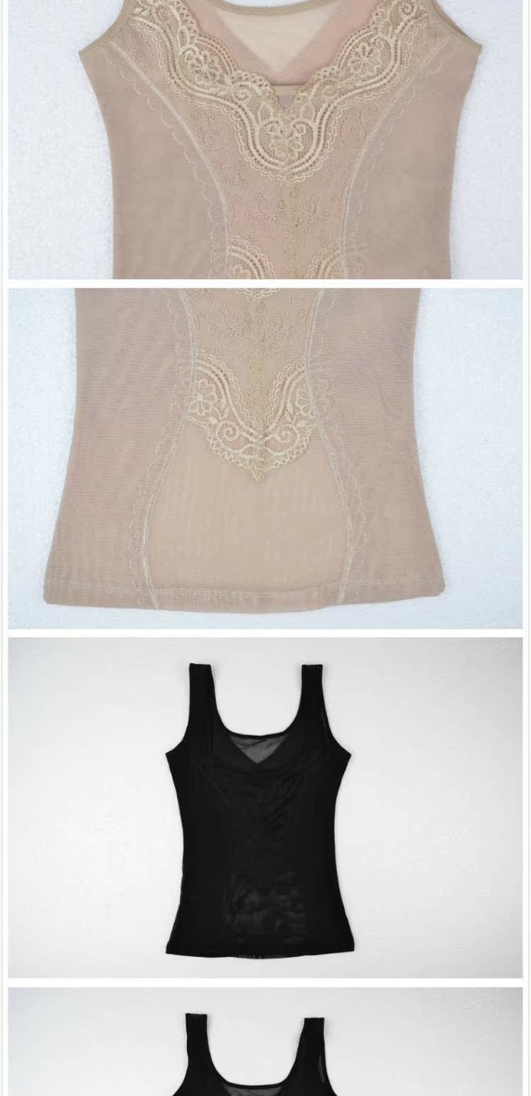 2017 corset bụng mới eo eo ren cơ thể sau sinh đồ lót corset giảm béo cơ thể vest quần lót phụ nữ
