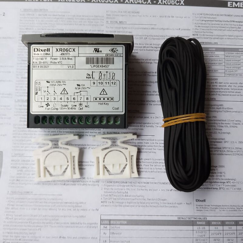 Elf Thermostat Xr06Cx-4N1F1 120V Voltage Elf Thermostat Xr06Cx-4N1F1 120V Voltage