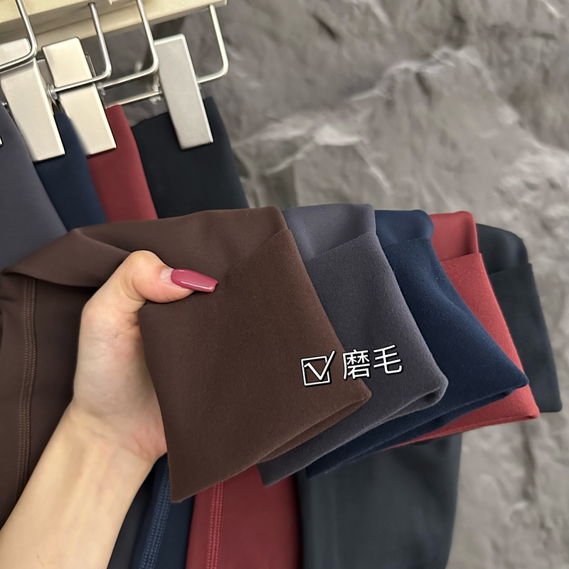 (in Stock) New Winter Style Thin Fleece-Lined Leggings, Slimming and Versatile, Thermal Pants, Cotton Pants, Skinny Yoga Pants