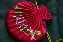 Appreciate (Xingxiangzi handmade purse) hand embroidered silk purse-made Hanfu accessories