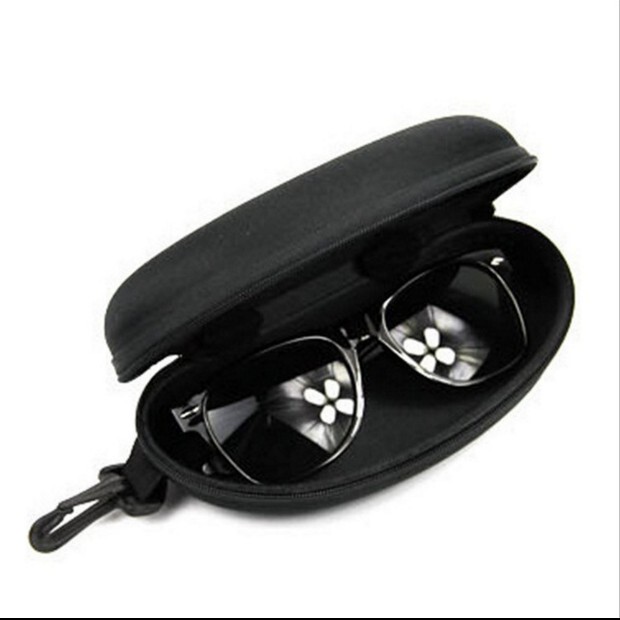 Wholesale Glasses Cases, Zipper Cases, Colorful Black Hook Sunglasses Cases, Sunglasses Boxes