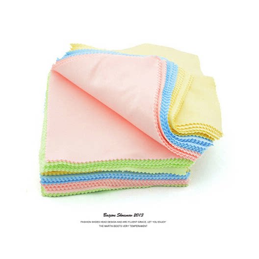 Sunglasses cloth wholesale velvet cloth 4-color ultra-fine elastic filament special lens wiping cloth cleaning dust cloth