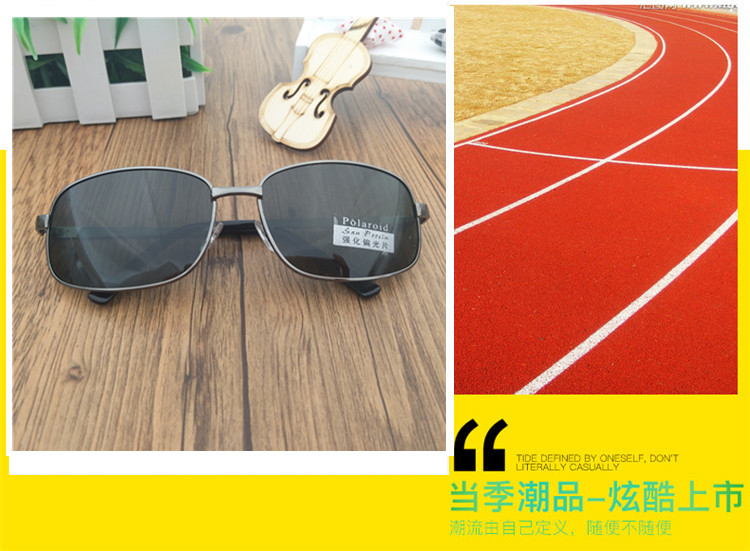 [Phân cực] nhà máy trực tiếp bán buôn kính mát nam lái xe sunglasses thủy triều lái xe gương HD mô hình vụ nổ