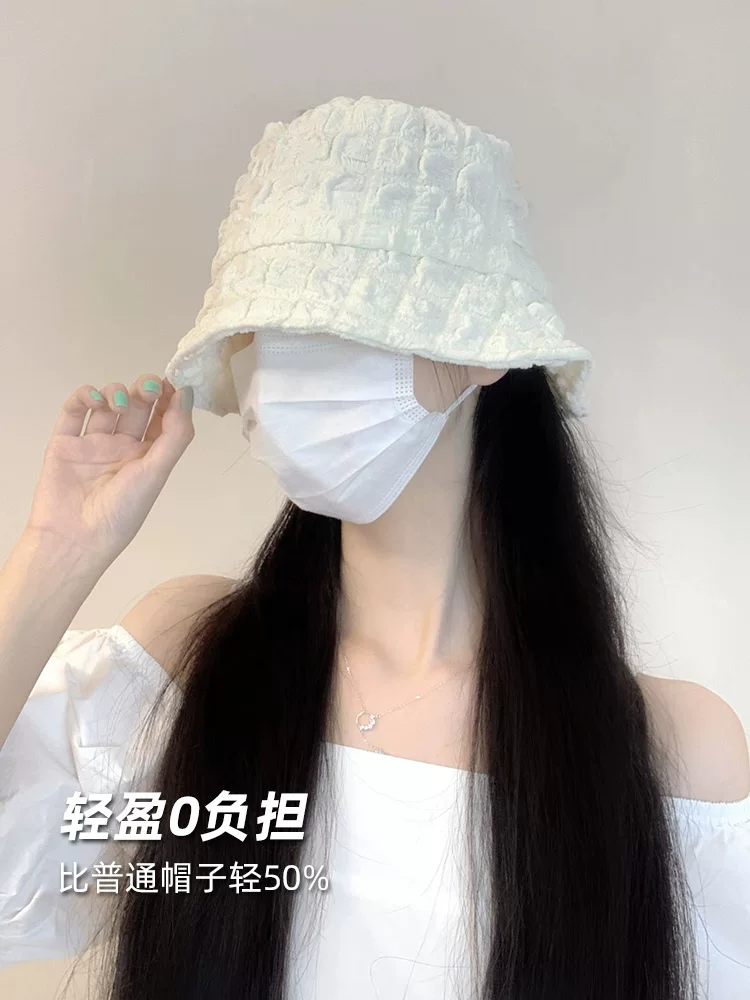 Spring summer bucket, hat solar-powered, sun protection