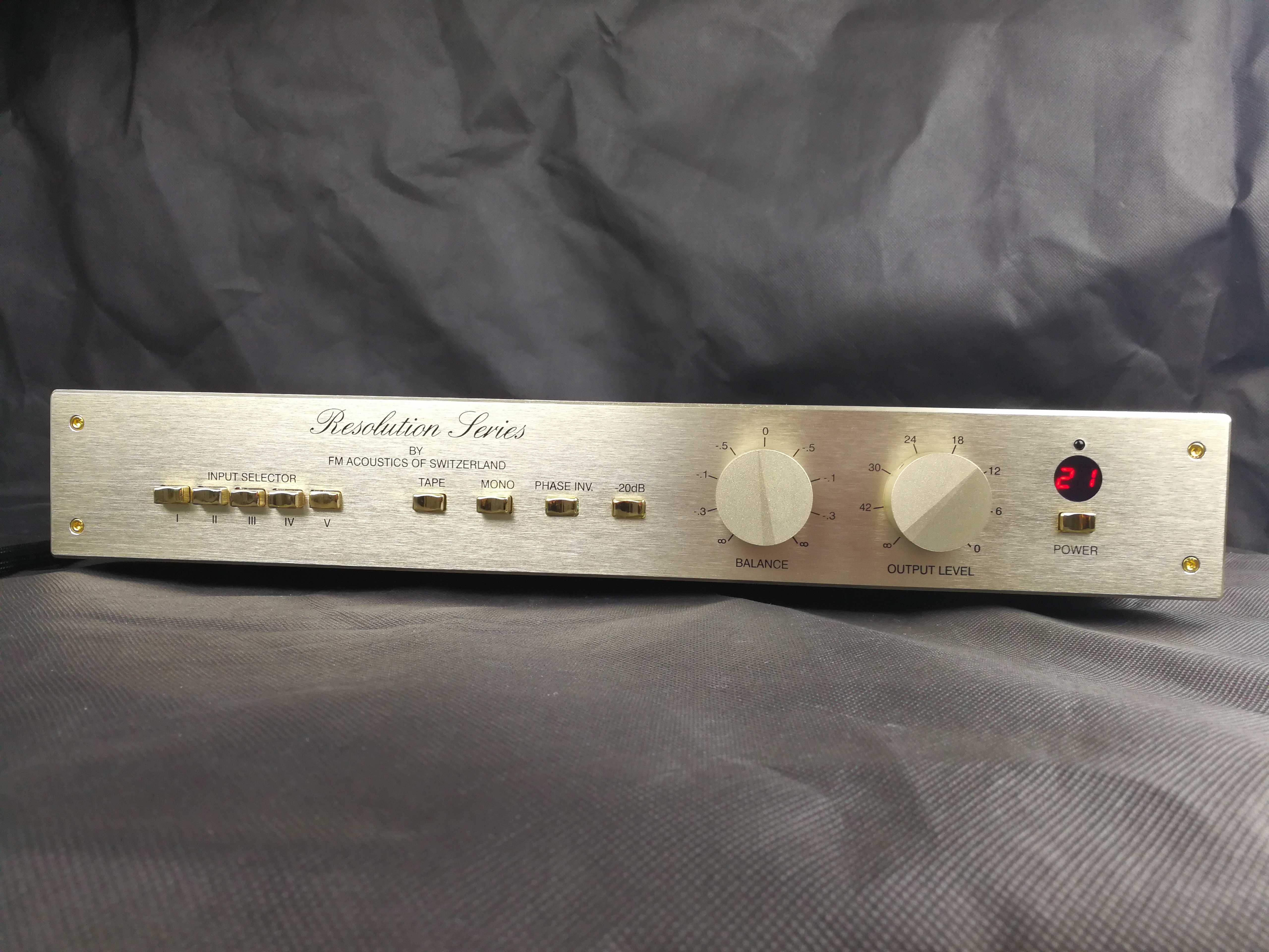 Copy Swiss fm255mkii balanced single-ended integrated audio preamplifier