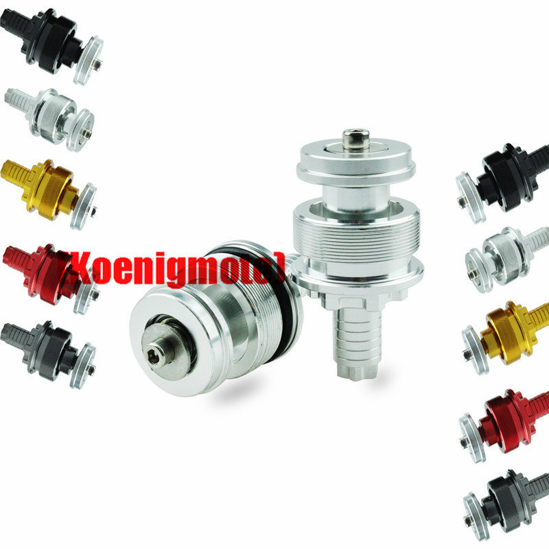 Yamaha YZF-R3 sửa đổi phụ tùng R25 phuộc trước CNC giảm xóc trục vít giảm xóc trước lõi nhôm hợp kim điều chỉnh phụ kiện - Xe máy Bumpers giảm sóc xe máy