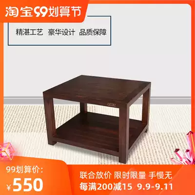 Famous craftsman walnut audio rack solid wood rack power amplifier frame fine single two-layer shock absorber