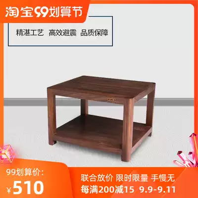 Famous craftsman rack walnut elegant single 2-layer audio rack HIFI equipment rack professional rack