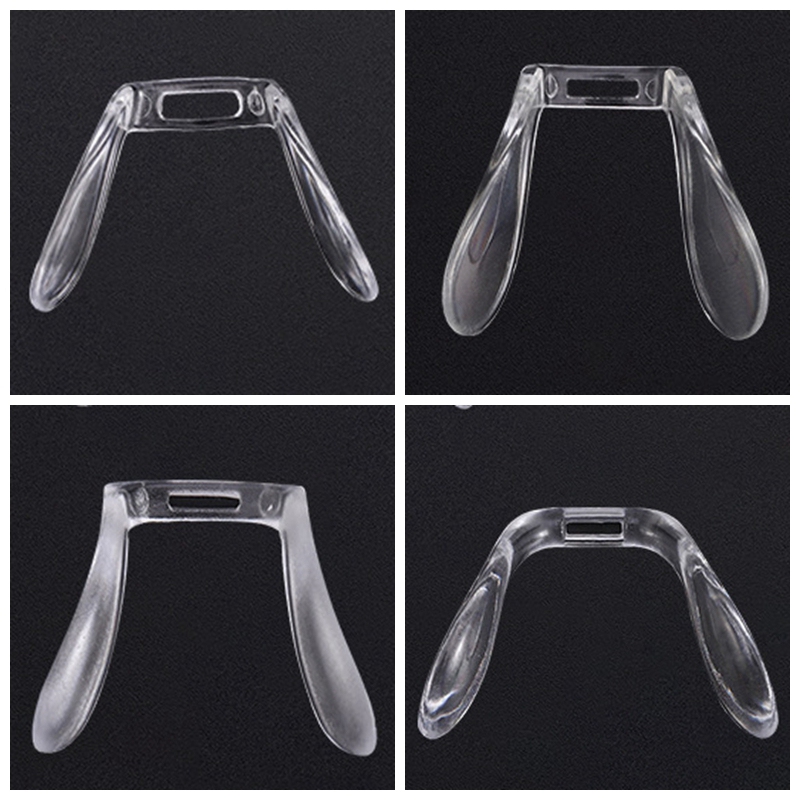 Eight-Shaped Saddle-Shaped Embedded Clip-On Integrated Glasses Nose Pads Plastic Nose Pads Glasses Accessories