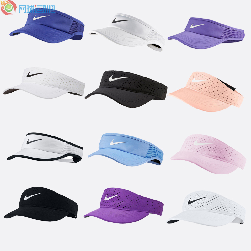 Nike Tennis Hat Topless Sunshade Outdoor 2025 Us Open Sports Unisex Visor Hat Quick-Drying Fb6443