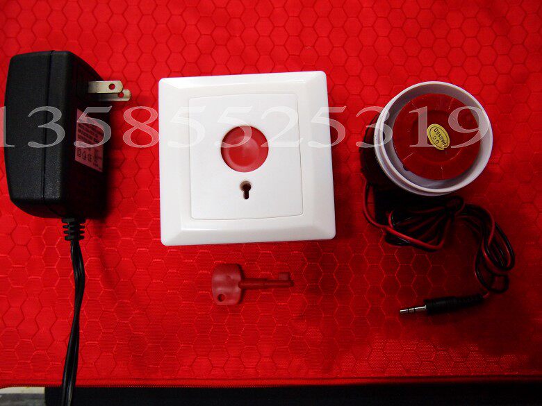 Physical and mental handicam 12V siren Makeup Room Siren Emergency Help Siren Call Instrumental Emergency Button Switch